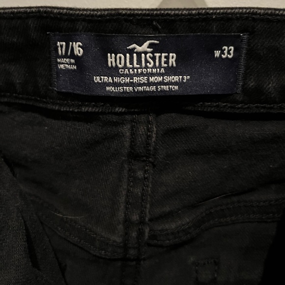 Hollister Black Jean Shorts - Picture 4 of 4